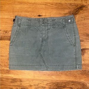 American Eagle Y2K khaki mini skirt mid rise cargo